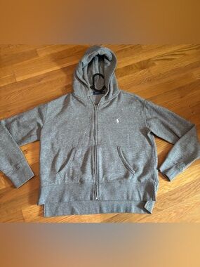 Polo by Ralph Lauren Women’s Heather Gray Full-Zip Hoodie